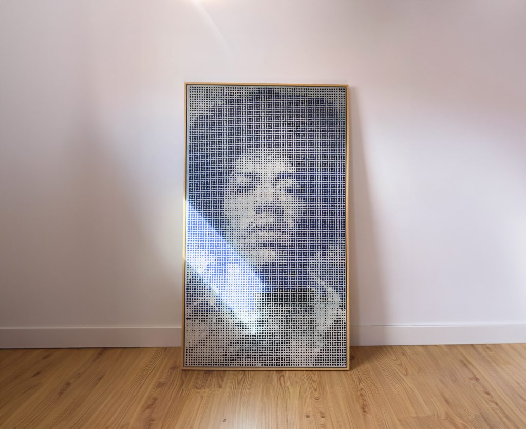 Jimmy Hendricks - Acrylic Painting with dots and drops of paint